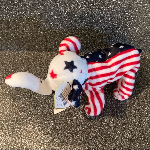 NWT Vintage "Righty 2000" Beanie Baby. Date of birth 7/4/2000. - Picture 8 of 15